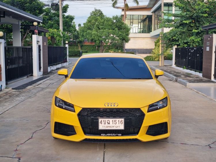Audi Audi TT  2017 2.0 TFSI Quattro S Line 4WD Sedan เบนซิน ไม่ติดแก๊ส เกียร์อัตโนมัติ เหลือง รูปที่ 2