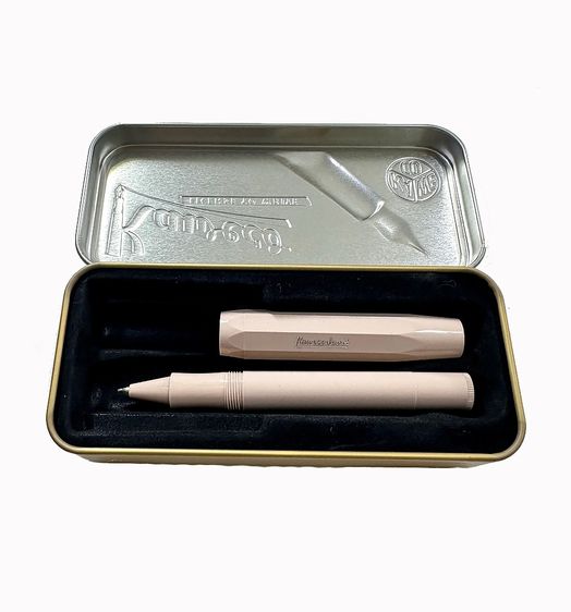 🖋️ปากกาหมึกเจล Kaweco Skyline Sport Rollerball สี Macchiato ☕ แท้เยอรมัน ครบกล่องเหล็กเรโทร 🖋️ รูปที่ 5