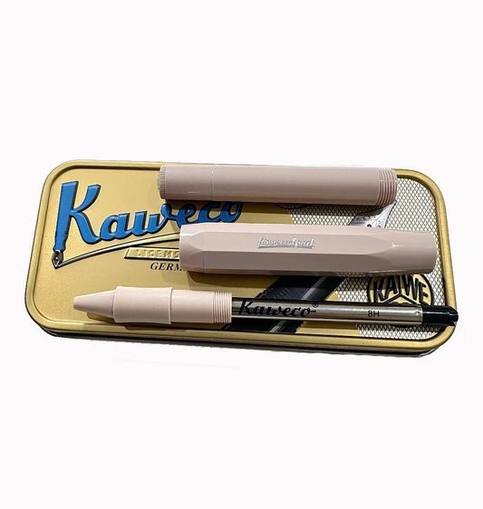🖋️ปากกาหมึกเจล Kaweco Skyline Sport Rollerball สี Macchiato ☕ แท้เยอรมัน ครบกล่องเหล็กเรโทร 🖋️ รูปที่ 6