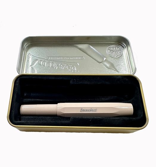 🖋️ปากกาหมึกเจล Kaweco Skyline Sport Rollerball สี Macchiato ☕ แท้เยอรมัน ครบกล่องเหล็กเรโทร 🖋️ รูปที่ 4