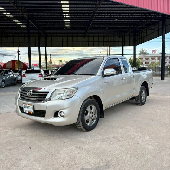 Toyota Hilux Vigo Champ 2014 Smart Cab 2.5 G Pickup ดีเซล ไม่ติดแก๊ส เกียร์ธรรมดา เทา