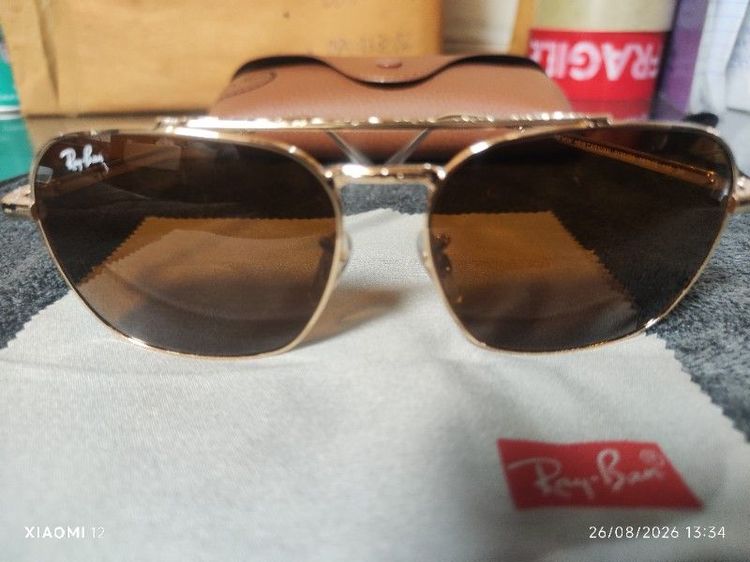 Ray-Ban แว่นตากันแดด แว่นRayBan New Caravan (รหัสRB3636 9196/G5) กรอบสีLegend Gold สลักลายละเอียดพิเศษ