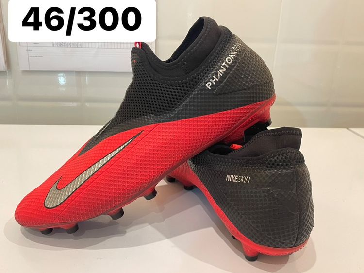 รองเท้าหนังกึ่งทางการ ผ้า UK 11.5 | EU 46 2/3 | US 12 แดง NIKE PHANTOM VSN 
