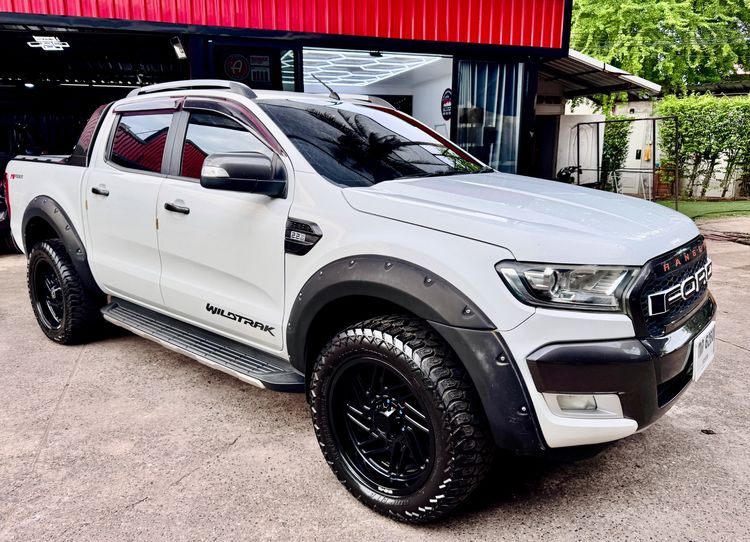 Ford Ranger 2016 2.2 Hi-Rider Wildtrak Pickup ดีเซล เกียร์อัตโนมัติ ขาว