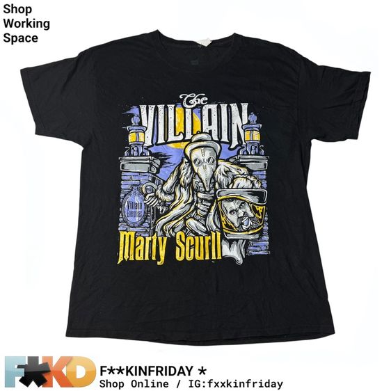 เสื้อยืด The Villain Marty Scurll Size M