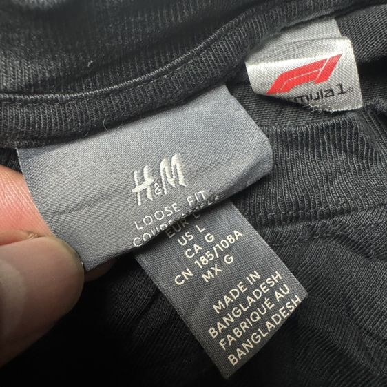 เสื้อยืด HM x Formula One Size L รูปที่ 5