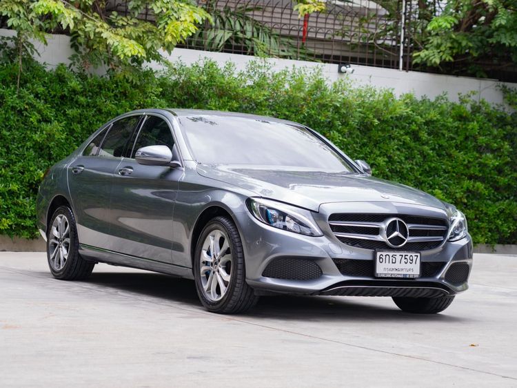 รถ Mercedes-Benz C-Class C350e สี เทา