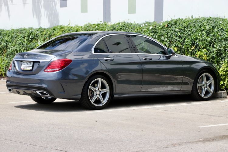 Mercedes-Benz C-Class 2015 C300 2.2 BlueTEC Hybrid AMG Dynamic Sedan ดีเซล ไม่ติดแก๊ส เกียร์อัตโนมัติ เทา รูปที่ 4