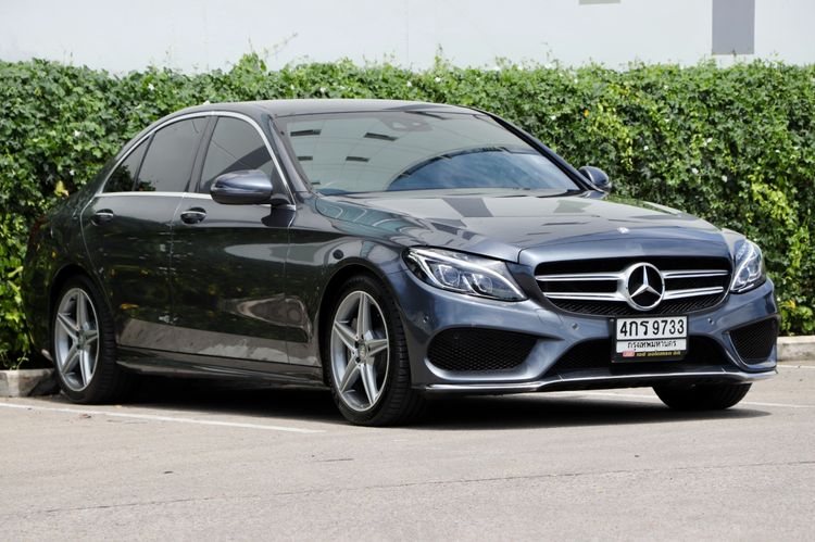 Mercedes-Benz C-Class 2015 C300 2.2 BlueTEC Hybrid AMG Dynamic Sedan ดีเซล ไม่ติดแก๊ส เกียร์อัตโนมัติ เทา รูปที่ 3