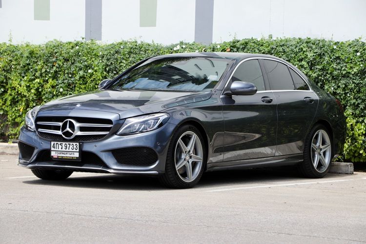 รถ Mercedes-Benz C-Class C300 2.2 BlueTEC Hybrid AMG Dynamic สี เทา