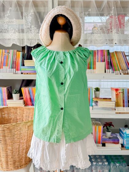 เสื้อแขนตุ๊กตาสไตล์วินเทจ