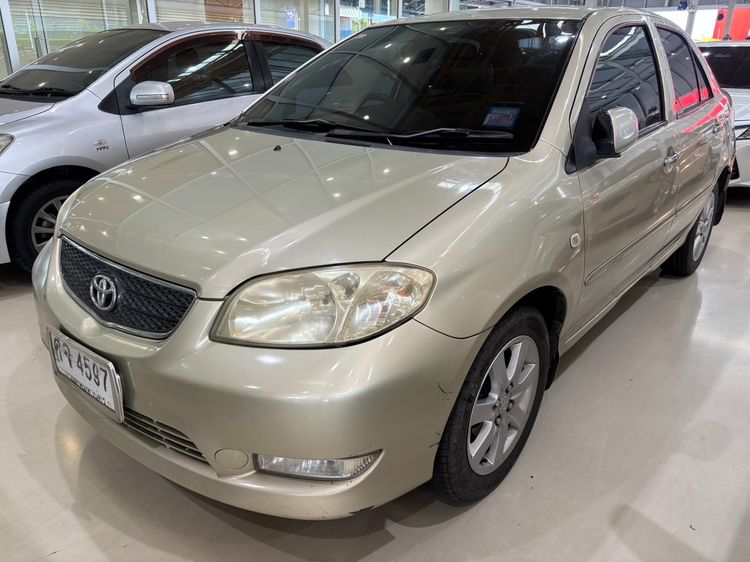 Toyota Vios 2004 1.5 S Sedan เบนซิน ไม่ติดแก๊ส เกียร์อัตโนมัติ น้ำตาล รูปที่ 3