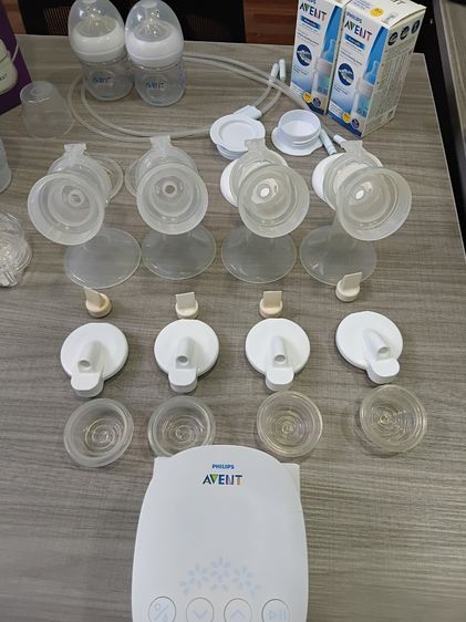 Philips Avent เครื่องปั๊มนมไฟฟ้า Avent Philip แบบปั๊มคู่  ได้ทั้งเซ็ท 