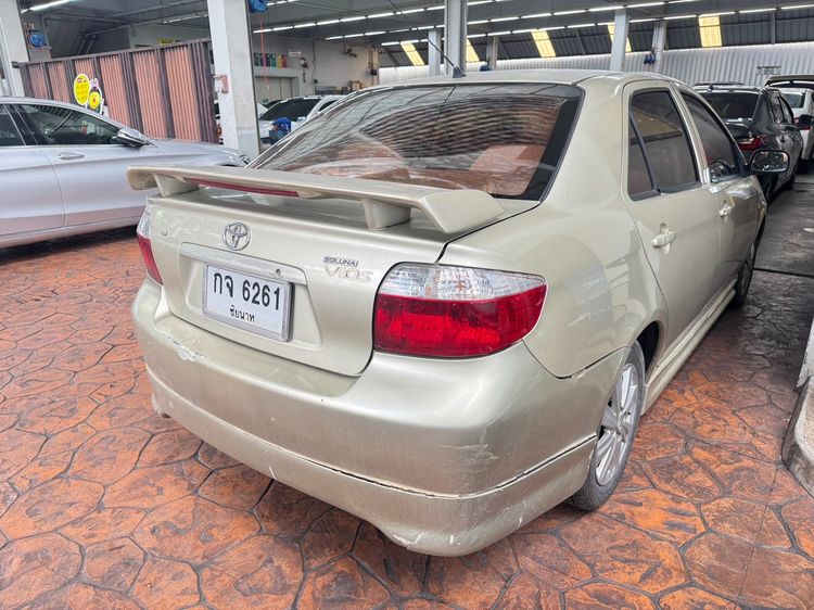 Toyota Vios 2004 1.5 J Sedan เบนซิน ไม่ติดแก๊ส เกียร์อัตโนมัติ น้ำตาล รูปที่ 4