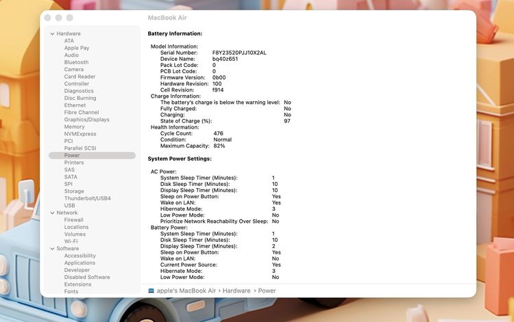 MacBook Air 13-inch M2 2022 Ram8GB SSD512GB รูปที่ 11
