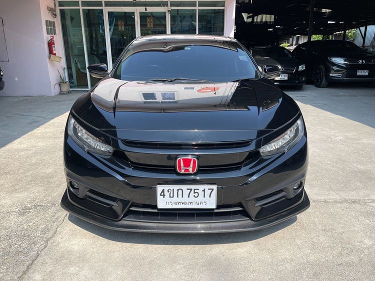 Honda Civic 2018 1.8 EL i-VTEC Sedan เบนซิน ไม่ติดแก๊ส เกียร์อัตโนมัติ ดำ รูปที่ 2