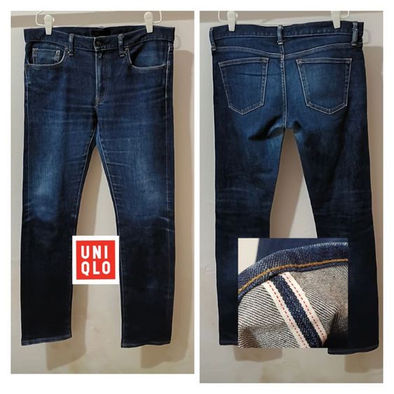 Uniqlo ริมแดง เอว36 ราคารวมส่ง
