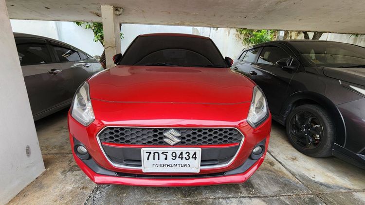 Suzuki Swift 2018 1.2 GLX Navi Sedan เบนซิน เกียร์อัตโนมัติ แดง