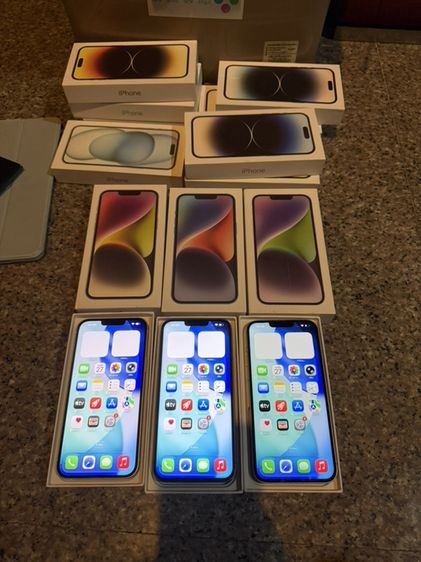 ขายไอโฟน14Plusสีขาว,ฟ้า,ม่วง128,256กิ๊กมีกล่องแบตยัง87,90,92เยอะมากๆสภาพสวยๆใช้งานดีถูกมากกก