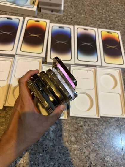 ขายไอโฟน14ProMaxสีดำ,ขาว,ทอง128กิ๊กมีกล่องไร้รอยตกแบต87,98,100หายากมากๆสูนTrueใช้งานดีทุกๆฟังชั่นถูกมากกกก รูปที่ 3