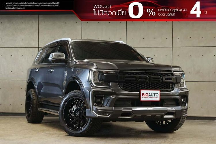 รถ Ford Everest 2.0 Bi-Turbo Titanium+ สี เทา