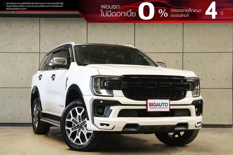 รถ Ford Everest 2.0 Bi-Turbo Titanium+ สี ขาว