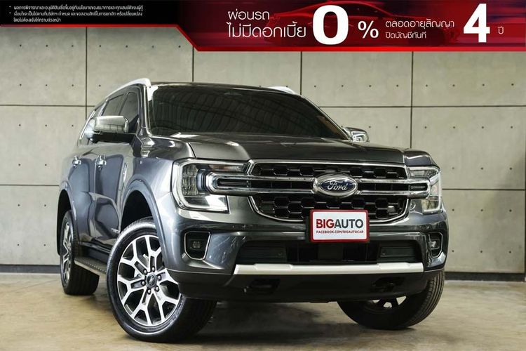 รถ Ford Everest 2.0 Bi-Turbo Titanium+ สี เทา