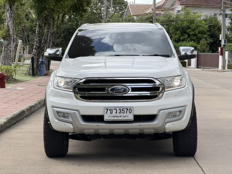 Ford Everest 2015 3.2 Titanium+ 4WD Utility-car ดีเซล ไม่ติดแก๊ส เกียร์อัตโนมัติ ขาว รูปที่ 2