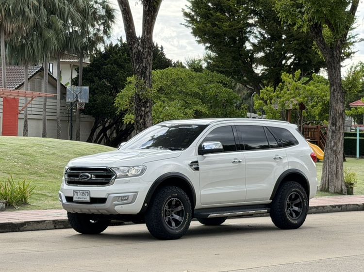 Ford Everest 2015 3.2 Titanium+ 4WD Utility-car ดีเซล ไม่ติดแก๊ส เกียร์อัตโนมัติ ขาว รูปที่ 3