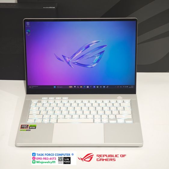 Republic Of Gamers (ROG Gaming) วินโดว์ อื่นๆ อื่นๆ ใช่ ASUS ROG ZEPHYRUS G14 GA403WR-QS119WA