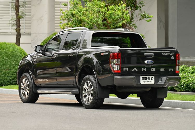 Ford Ranger 2015 2.2 Hi-Rider Wildtrak TDCi Pickup ดีเซล ไม่ติดแก๊ส เกียร์อัตโนมัติ ดำ รูปที่ 3