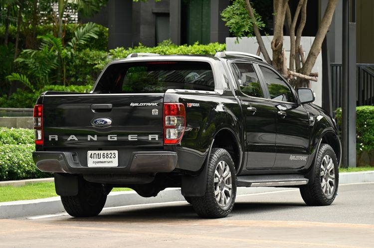 Ford Ranger 2015 2.2 Hi-Rider Wildtrak TDCi Pickup ดีเซล ไม่ติดแก๊ส เกียร์อัตโนมัติ ดำ รูปที่ 4