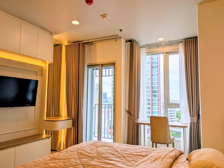 Ananda Development ไม่อนุญาต ตกแต่งครบ 2025 คอนโดให้เช่า Culture Thonglor ใจกลางสุขุมวิท ห้องใหม่ไม่เคยอยู่ 26 ตรม ใกล้รถไฟฟ้าทองหล่อ วิวไม่บล๊อคคอนโดท่ามกลาง ร้านอาหาร และคาเฟ่ชั้นนำ รูปที่ 3