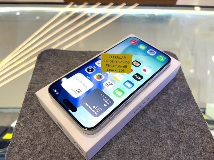 iPhone 15 Pro Max 256GB Batt100 สภาพสวย เครื่องไทย ครบกล่อง รูปที่ 6
