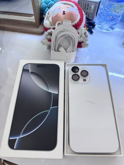 iphone16promax สีขาว 256 สวยมาก อุปกรณ์ครบมีกล่อง  สายชาร์จ รูปที่ 3