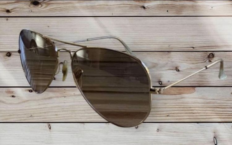 Ray-Ban แว่นสายตา 👓 แว่นตา Rayban Aviator Large Metal - RB3025 size 58 มม. กรอบทอง ใส่ได้ทั้งชายและหญิง
