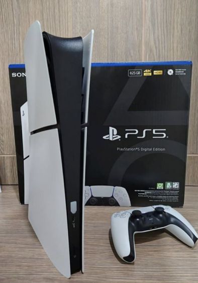 Sony เครื่องเกมส์โซนี่ เพลย์สเตชั่น PS5 (Playstation 5) เชื่อมต่อไร้สายได้ Ps5 Slim Digital​​มีประกัน​