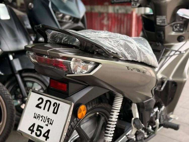 Wave125 สตาทมือ สีน้ำตาล-ดำ ปี68 รถบ้านมือเดียว รูปที่ 10