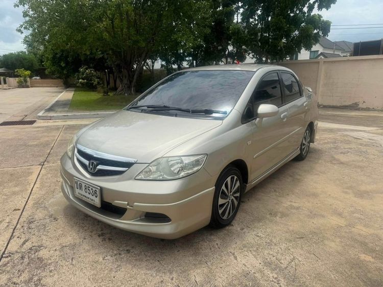 Honda City 2007 1.5 ZX V VTEC Sedan เบนซิน ไม่ติดแก๊ส เกียร์อัตโนมัติ บรอนซ์ทอง