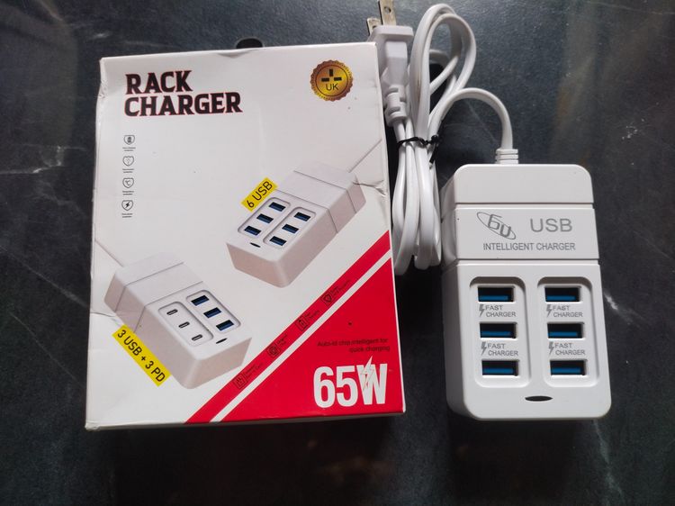 มือสอง สภาพดี (มีกล่อง) 3.5mm Audio Splitter Switcher  สามารถใช้เป็น 2  Input 1 Output1 หรือ  Input 2 Output 1  รูปที่ 8