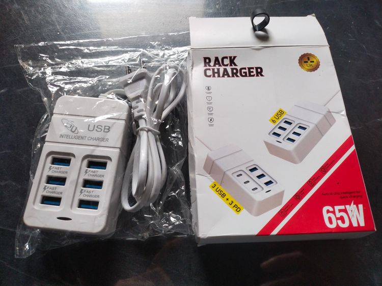 สายเคเบิลและตัวแปลง มือสอง สภาพดี (มีกล่อง) 3.5mm Audio Splitter Switcher  สามารถใช้เป็น 2  Input 1 Output1 หรือ  Input 2 Output 1 