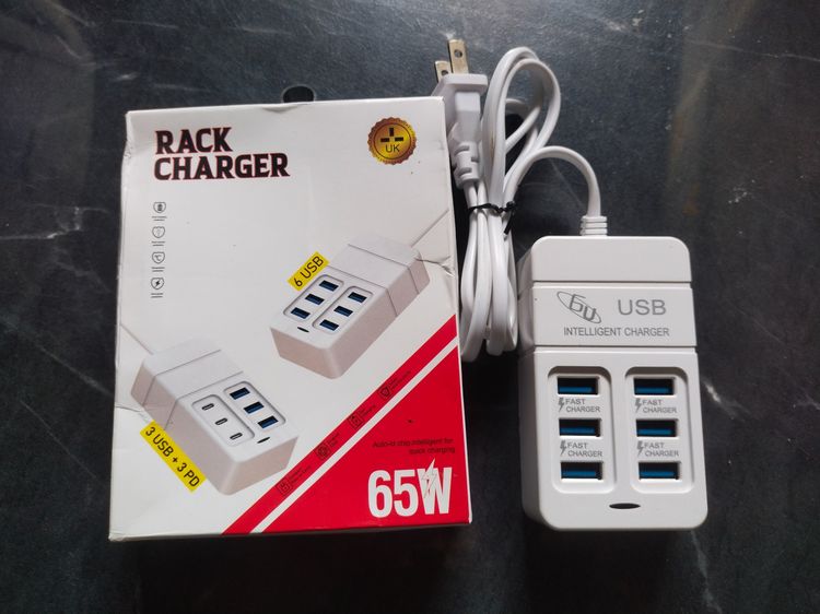 มือสอง สภาพดี (มีกล่อง) 3.5mm Audio Splitter Switcher  สามารถใช้เป็น 2  Input 1 Output1 หรือ  Input 2 Output 1  รูปที่ 9