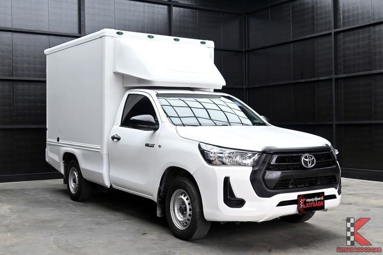 Toyota Hilux Revo 2021 2.4 Entry Pickup ดีเซล ไม่ติดแก๊ส เกียร์ธรรมดา ขาว