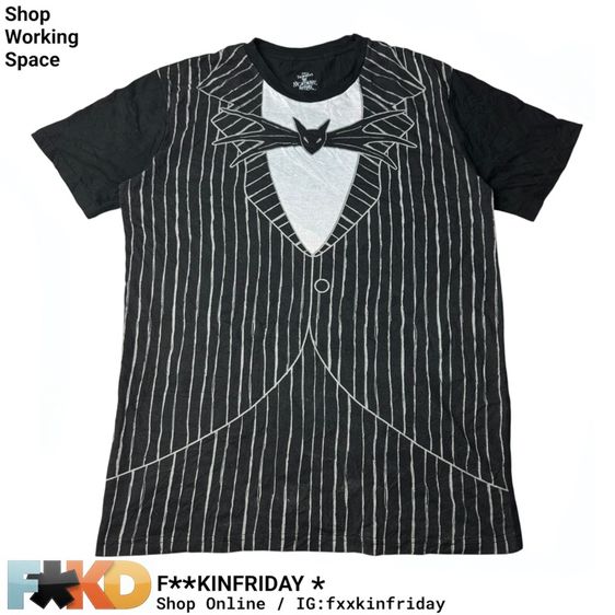 เสื้อยืด Tim Burton’s The Nightmare Before Christmas Size M