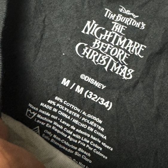 เสื้อยืด Tim Burton’s The Nightmare Before Christmas Size M รูปที่ 6
