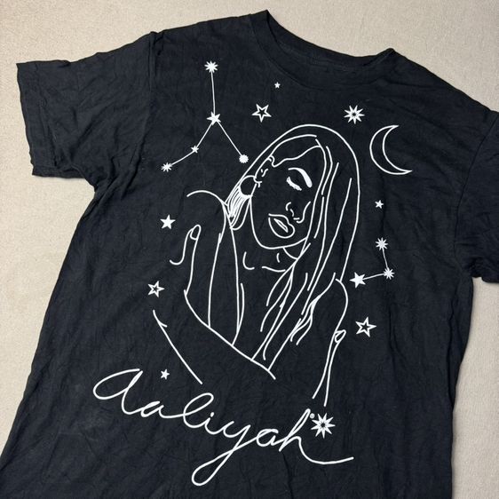 เสื้อยืด Aaliyah Size M รูปที่ 3