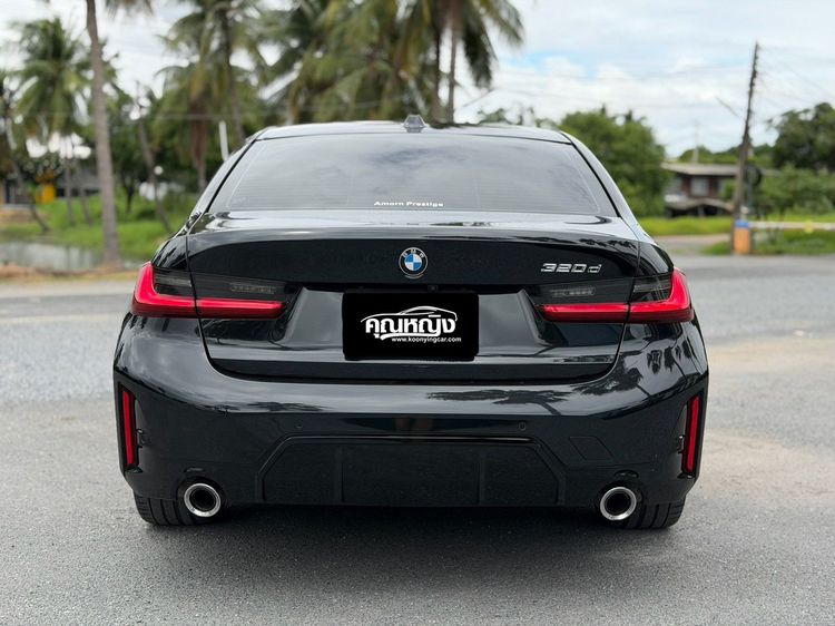 BMW Series 3 2023 320d Sedan ดีเซล ไม่ติดแก๊ส เกียร์อัตโนมัติ ดำ รูปที่ 4