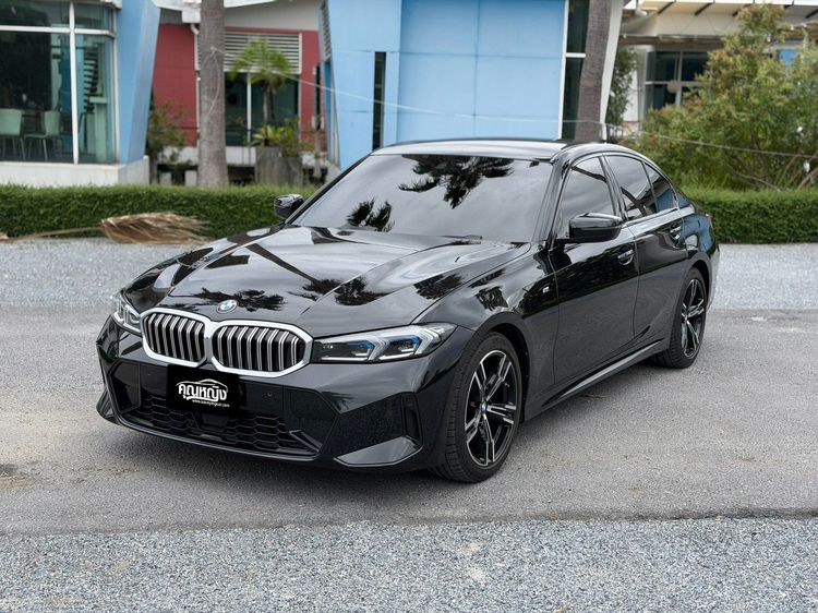 BMW Series 3 2023 320d Sedan ดีเซล ไม่ติดแก๊ส เกียร์อัตโนมัติ ดำ
