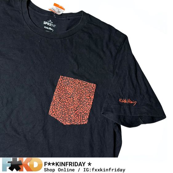 เสื้อยืด Uniqlo x K.haring Size XL