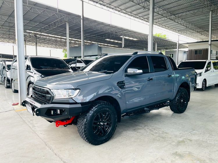 Ford Ranger 2021 2.0 Hi-Rider Wildtrak Pickup ดีเซล ไม่ติดแก๊ส เกียร์อัตโนมัติ เทา